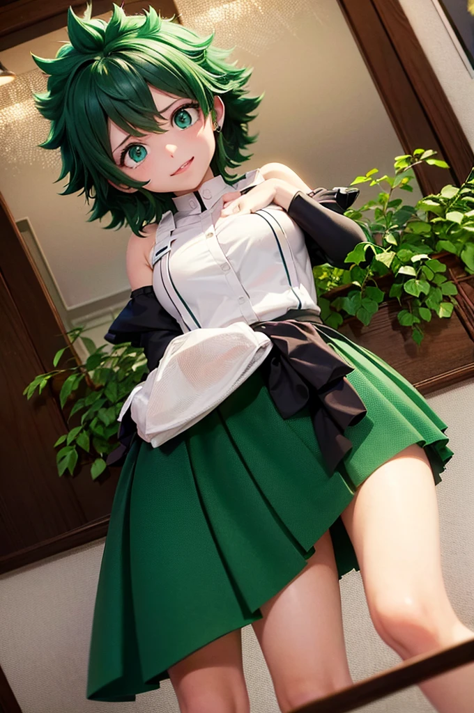 Izuku midoriya female boku no hero academia, traje de heroe