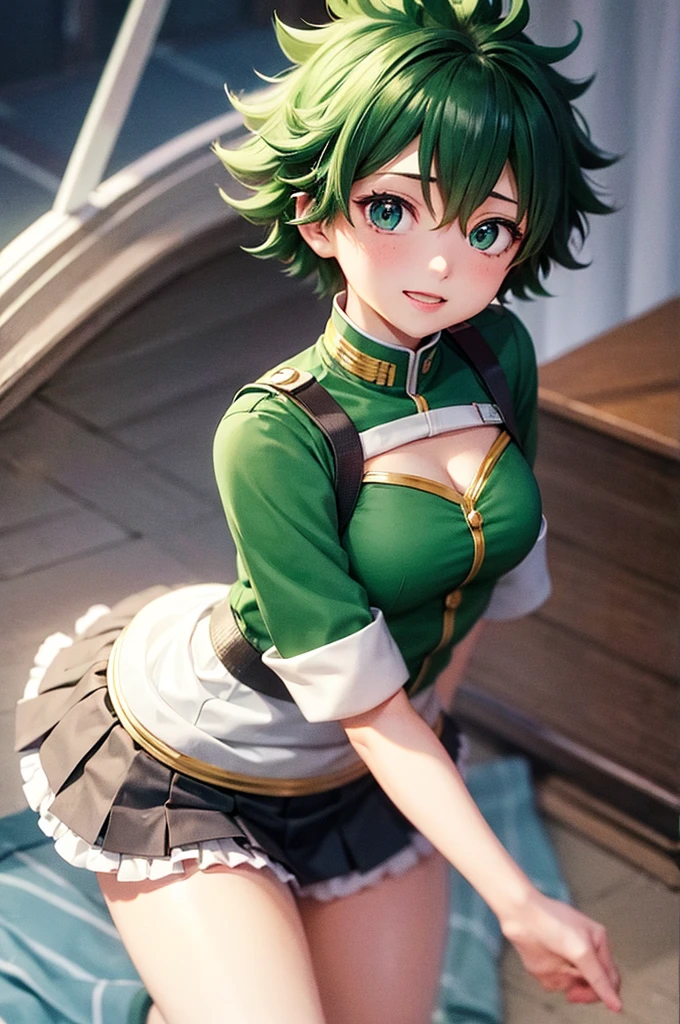 Izuku midoriya female boku no hero academia, traje de heroe