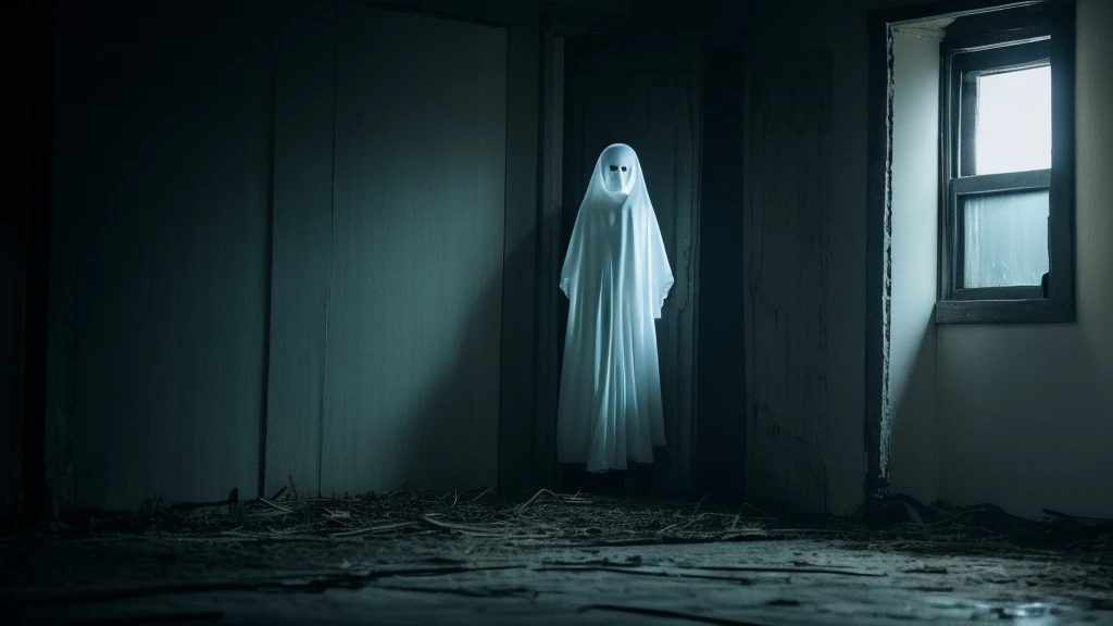It was a ghost of the woman without a lower part of the body that appeared from darkness.
ghost scary late night creepy
frightening