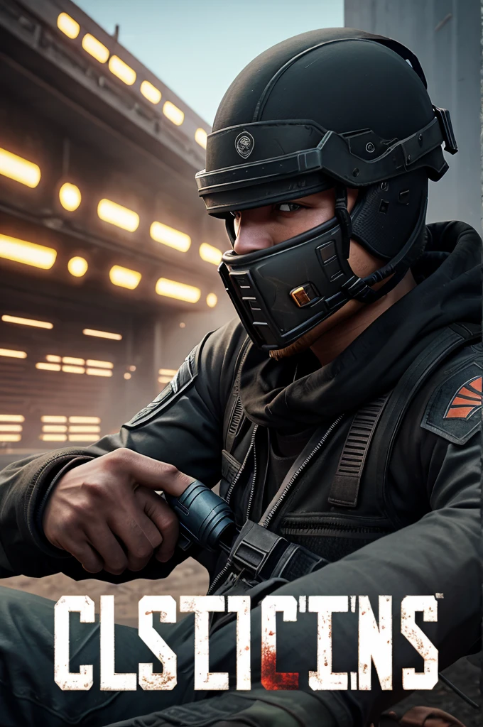 Generate logo for my clan named "close encounter" for battle royal game pubg