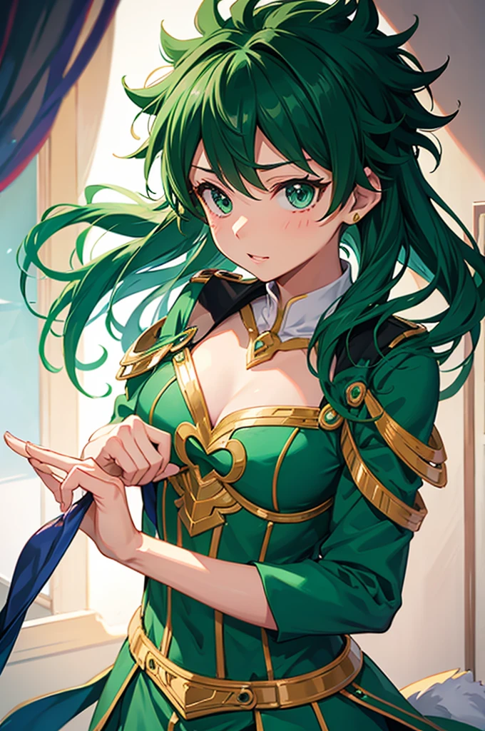 Izuku midoriya female, traje de heroe