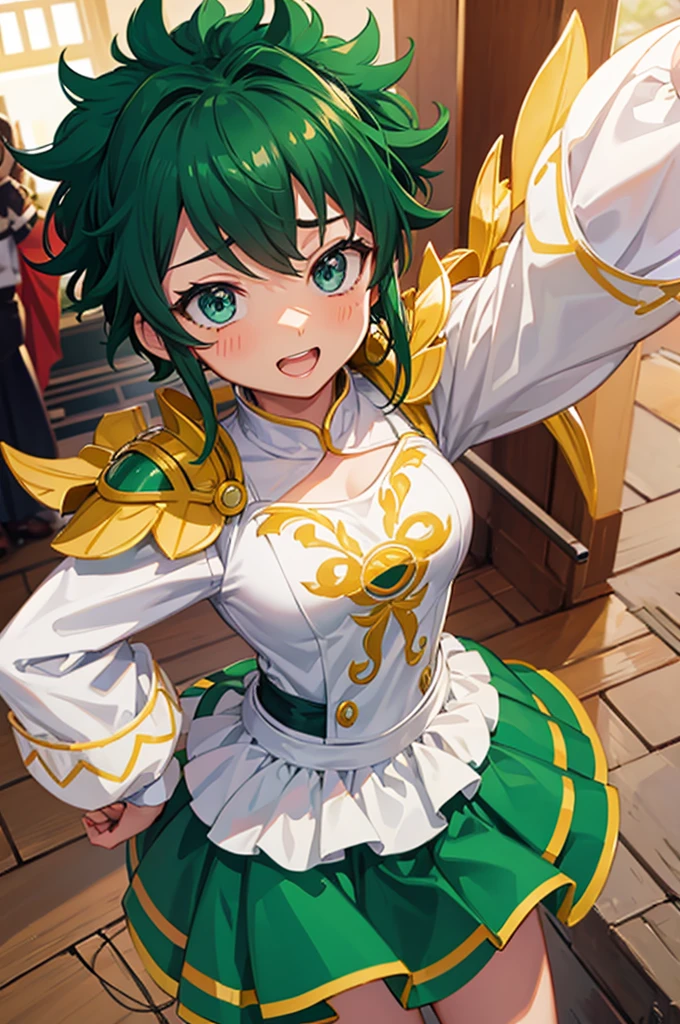 Izuku midoriya female, traje de heroe