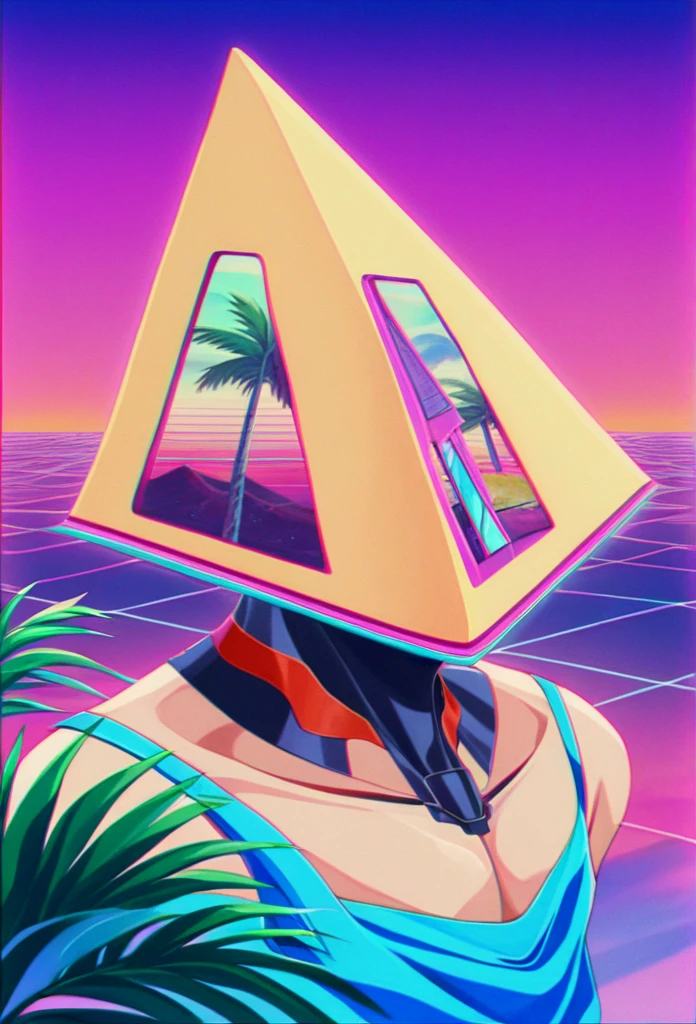 vaporwave grotesque aesthetic,High saturation color,David bust sculpture head and body separated,  Doubleexposure, Commodity Ocean News,High saturation color,futuristic city, English title，fantasy, matrix, desert, Ocean, pyramid,Close-up of retro screen,coconut tree,24th century,Strong psychedelic colors and retro-future decadence,Distressing and stylization, illusory、collage、No order，dystopian、lo-fi、sample fusion jazigital、chip tune、glitch art、futuristic、vintage、dematerialized art、retro technology、surreal,vaporwave nostalgia, very vaporwave, maximalist vaporwave, vaporwave, vaporwave!, vaporwave aesthetics, cyberpunk vaporwave, 90s aesthetic, vaporwave art, 90s aesthetic, 90's aesthetic, hip hop vaporwave, vaporwave aesthetic, vaporwave cartoon,
