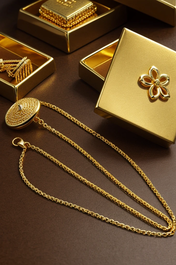 Create image for gold jewelry purchase and sale page.