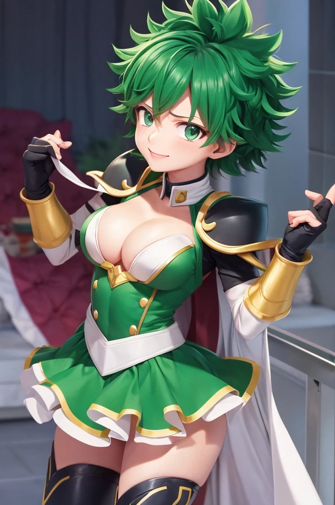 Izuku midoriya female, traje de heroe