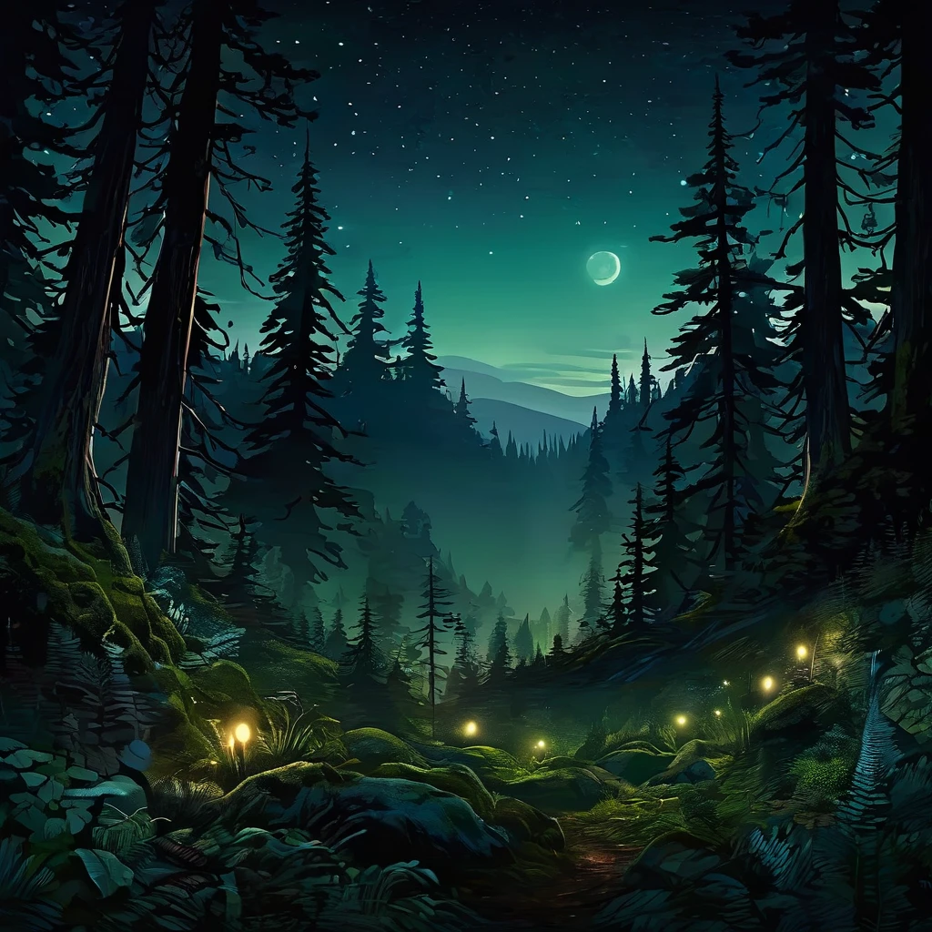 Night Forest