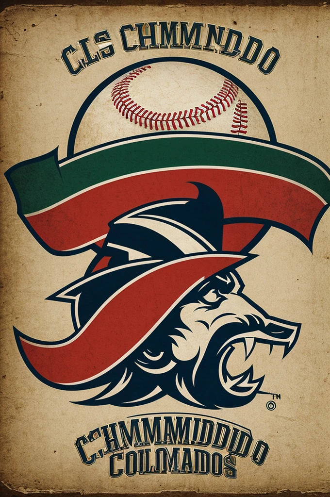 Los chamucos colorados baseball logo