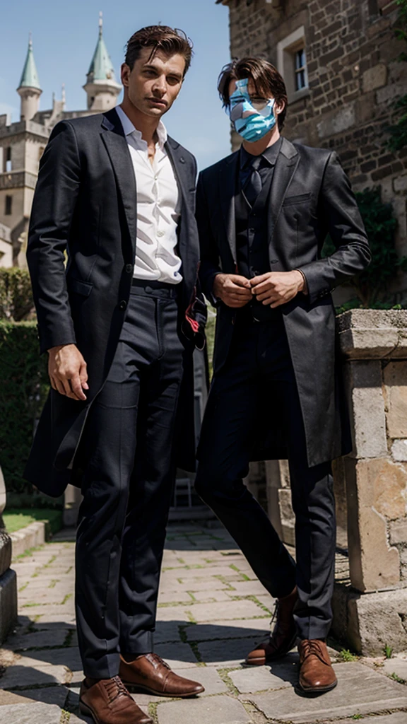Male models. Castle.