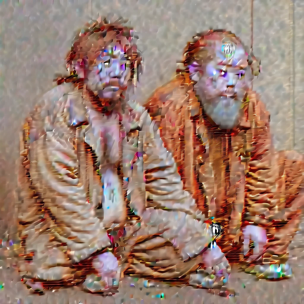 Japanese men, Has a sad expression and a long shaggy beard、Photo of a small, overweight, dirty and haggard homeless man, Sitting on the ground on Skid Row in a tattered, torn, dirty trench coat. He's surrounded by trash and smoking a crack pipe. at night