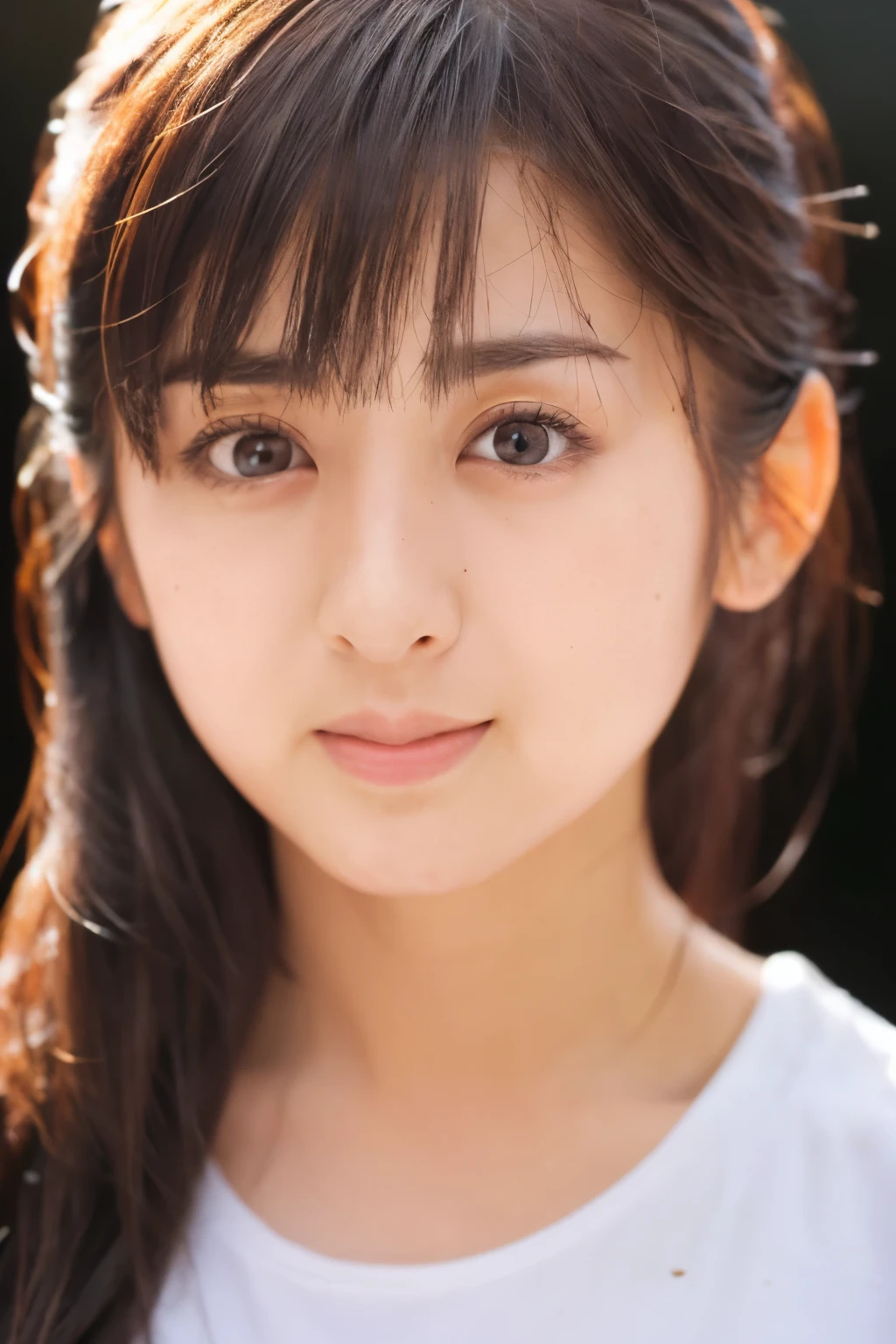 (8k, RAW photos, top quality, masterpiece: 1.2), ultra detailed, super resolution, (real photos: 1.37), portraits, high definition RAW color photos, professional photos, official art, highly detailed CG Unity 8k wallpapers, beautiful Japanese woman, {30|40} years old, highly detailed faces, Highly detailed eyes, highly detailed skin, Highly detailed nose, Highly detailed mouth, Perfect anatomy, Highly detailed background, Highly detailed clothing, One Girl, famous Japanese actress, realistic body, white skin, radiant skin, slender body, very thin waist, handsome body, brown hair, {short|long} hair, (blunt bangs:1.2), cute face, slight smile, Realistic Face, White shirt, Earrings, Camera Gaze, Cowboy Shot, Standing Figure, Dynamic Lighting,