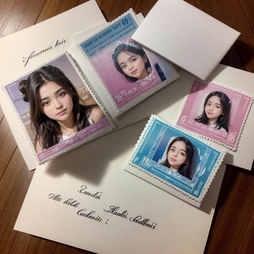 A type of stamp with my name Esther Camili Padilha here