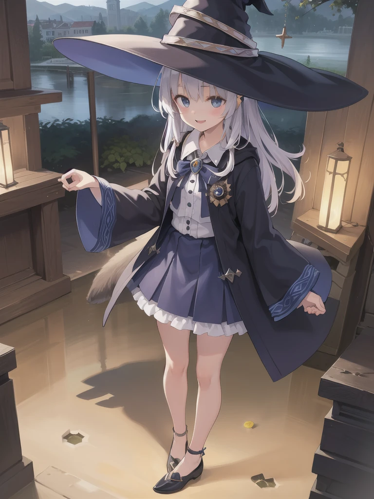masterpiece,1girl,solo,elaina,
(darkblue style costume, majo costume, witch hat, brooch:1.6),
small breasts,
(nude:1.2),
light smile, holding knees
bull body,bottom-up perspective,
outdoor, clock tower, night, moon
white dress,blue ribbon,
peaceful, serene, quiet, tranquil, remote, secluded, resourcefulness, observation, adaptability, creativity, imagination, artistry, awe, inspiration, wonder, gratitude, appreciation, relaxation, enjoyment, rejuvenation, mindfulness, awareness, connection, harmony, balance,
texture, detail, realism, depth, perspective, composition, color, light, shadow, reflection, refraction, tone, contrast, foreground, middle ground, background, naturalistic, figurative, representational, impressionistic, expressionistic, abstract, innovative, experimental, unique