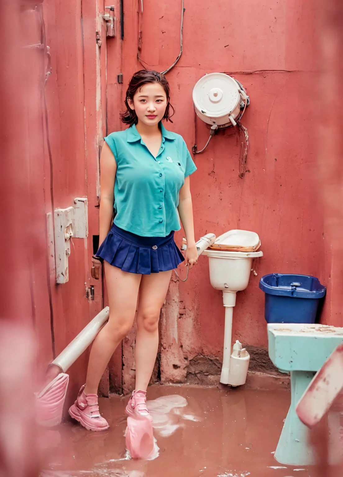 nude、Big Tits 14 Year Old Night Back Alley,puddle、