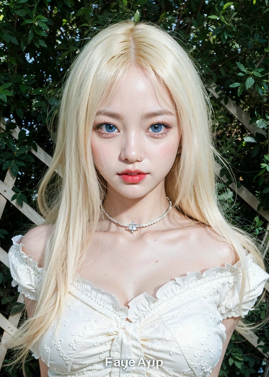 , RAW,(8k, best quality, masterpiece:1.2),(intricate details:1.4),(photorealistic:1.4),octane render, complex 3d render ultra detailed, studio soft light, rim light, vibrant details, ultra detailed, realistic skin texture, detailed face, beautiful detailed eyes, extremely detailed CG unity 8k wallpaper, makeup, (cowboy shot),(perfect anatomy),(wide hip:1), accurate face of jang wonyoung, (face accuracy of jang wonyoung:1.5), accurate face,
smiling , better face, (correct lips:1.3), (teeth visible:1.5). (symmetrical teeth structure :1.5),, (symmetric eye shape:2) 0,(red lips:1.5),(equal eye size:2)