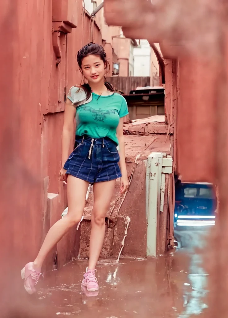 nude、Big Tits 14 Year Old Night Back Alley,puddle、