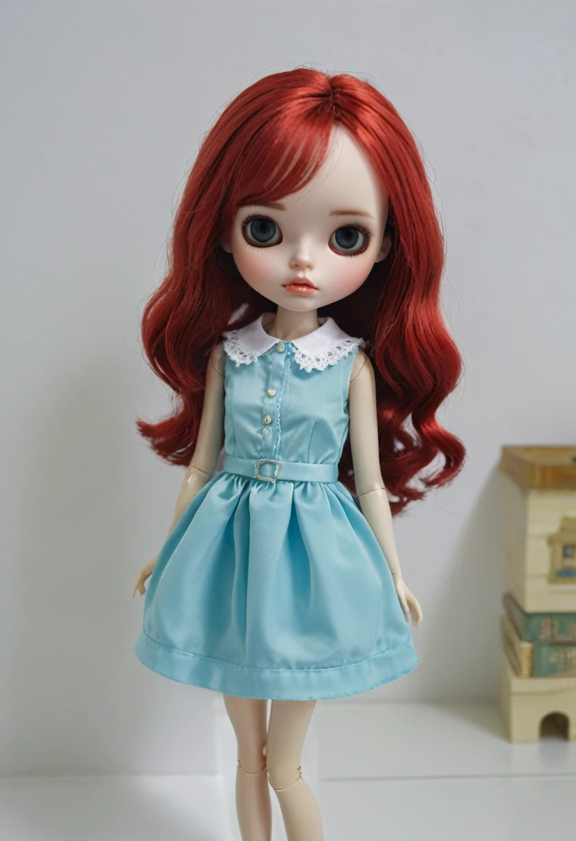 Blythe doll with red hair