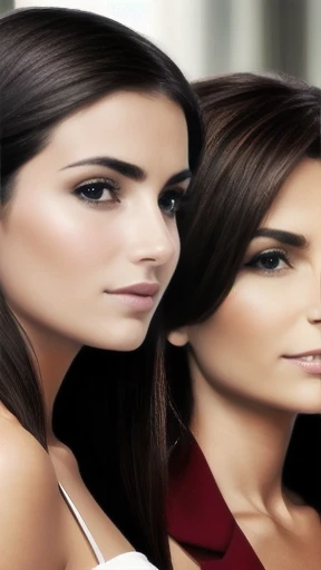 group of Italians womans, focus on face.