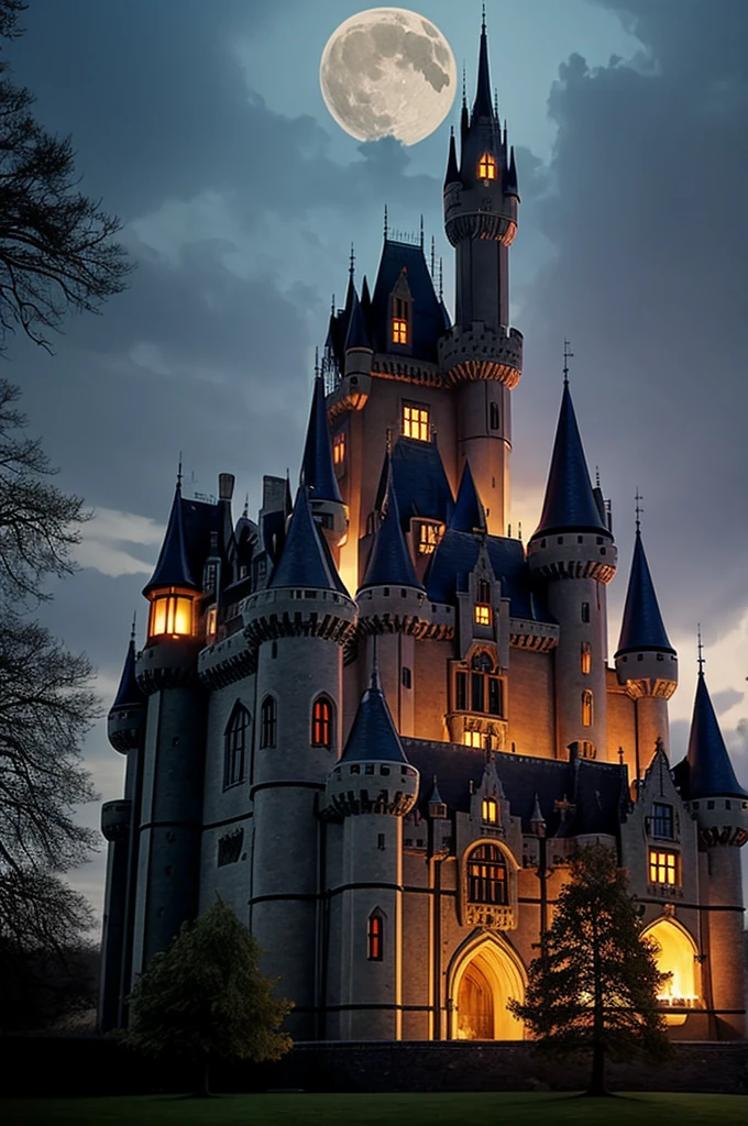 Create a spooky castle and put Buttherfield recruitment on top