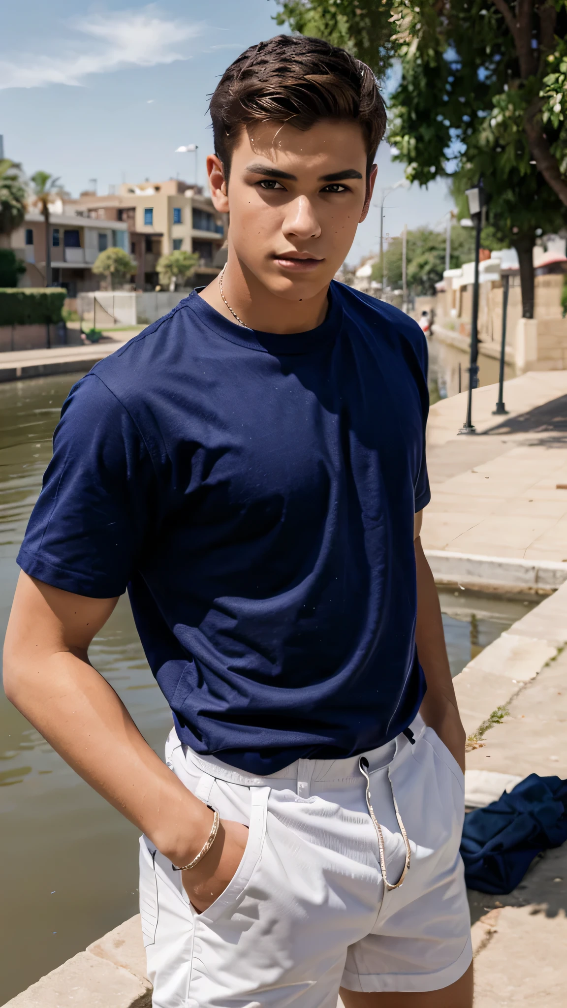 Male teen model. Riverside. 