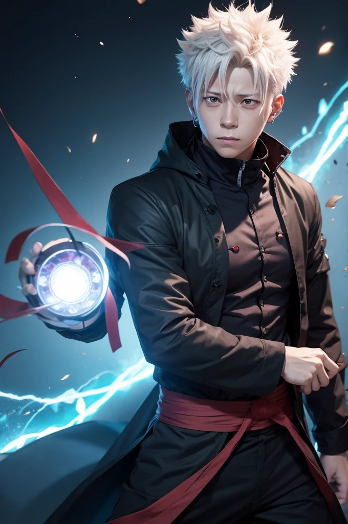 Jujutsu Kaisen style anime boy sorcerer 