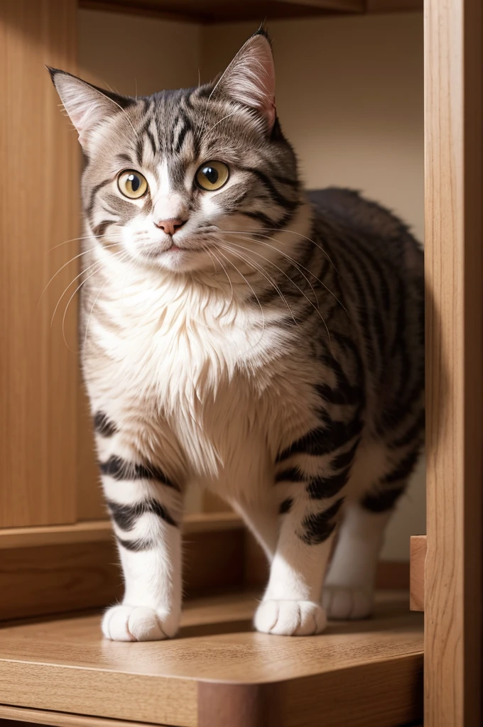 A cat with boots