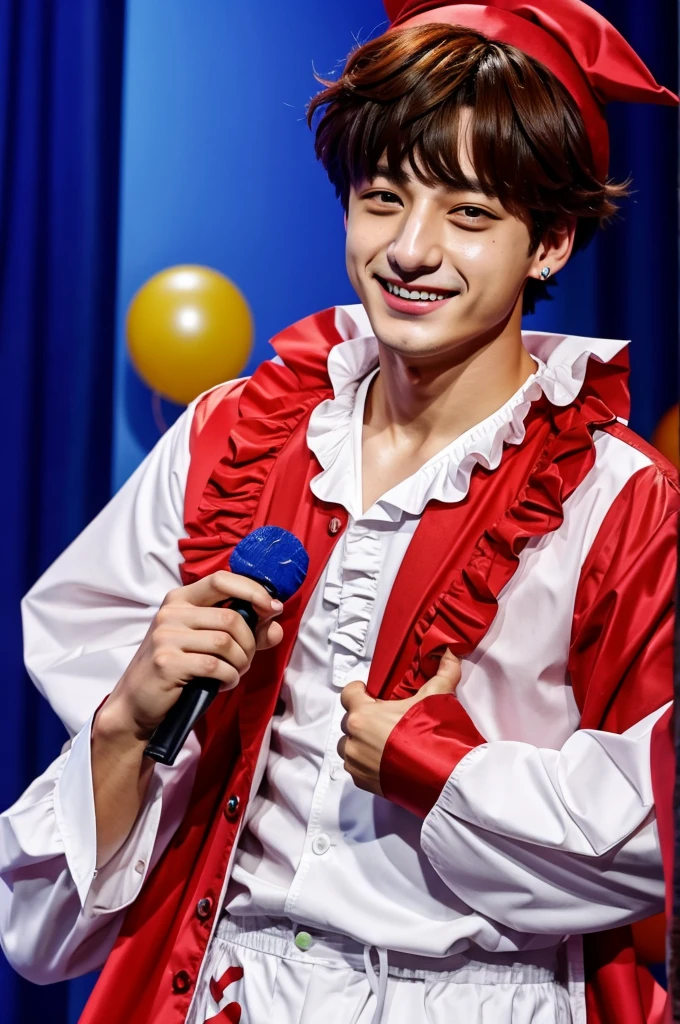 Jungkook as a clown
