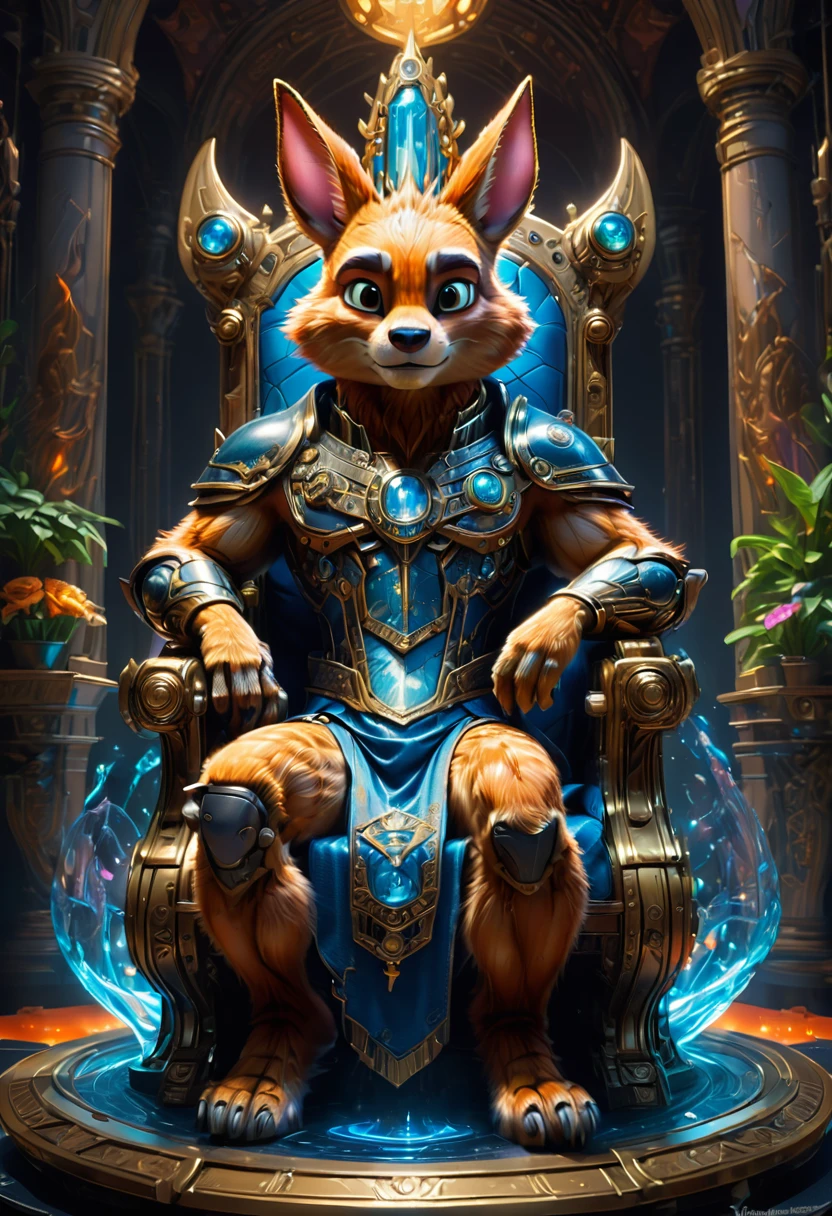 Throne of Power, full body, by Zootopia, best quality, masterpiece, very aesthetic, perfect composition, intricate details, ultra-detailed