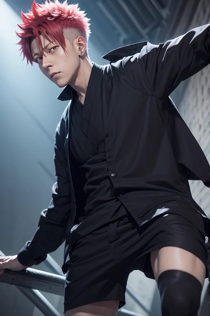 Jujutsu kaisen style anime boy 