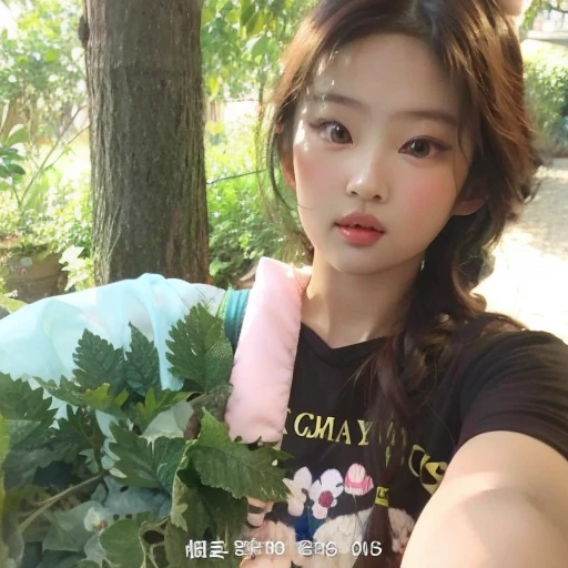 Half liuyifei and half Jennie face mixed