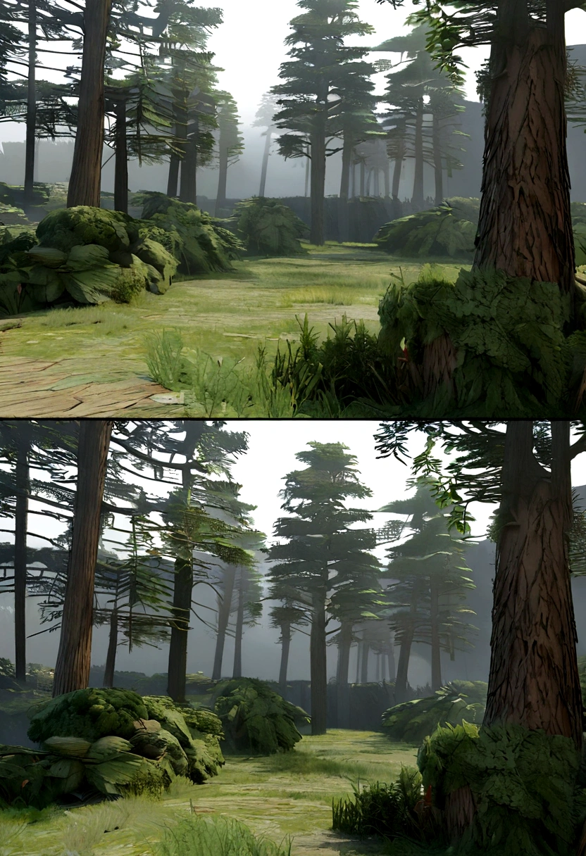 respect nature , guard the forest , clean , do not cut the vegetation, anime, comic, 3D model