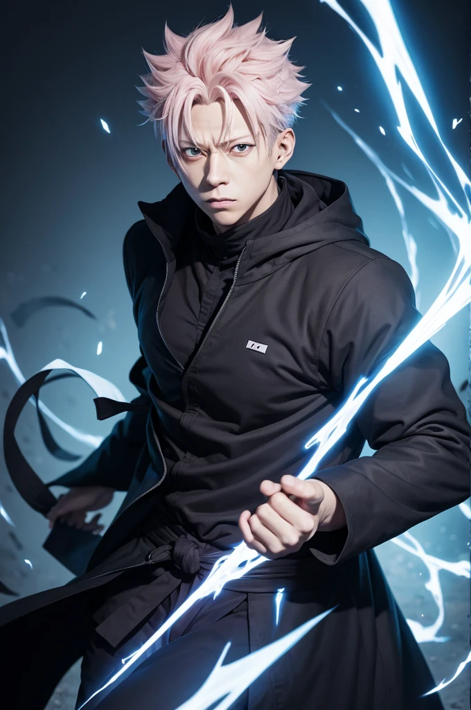 Jujutsu Kaisen style anime boy sorcerer