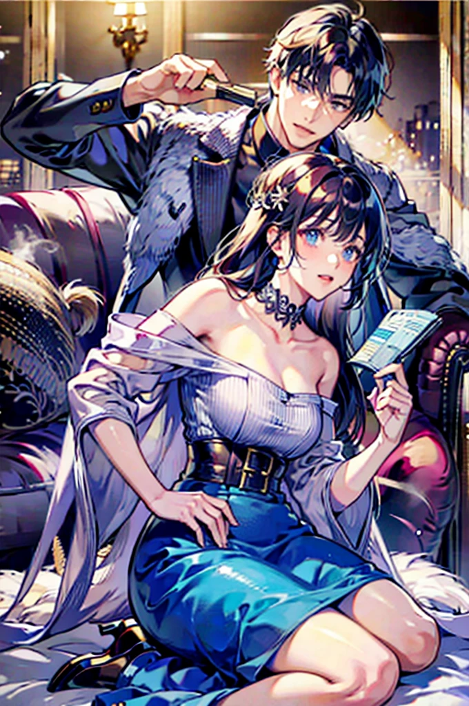 nobility, husband and wife, children