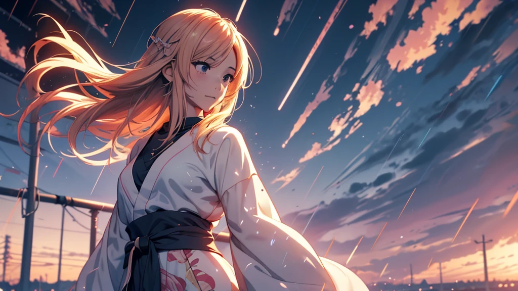 far awayにヘッドホンを着けた女性, Anime Style 4 k, anime wallpaper 4k, anime wallpaper 4k, 4k anime wallpaper, anime art wallpaper 4k, anime art wallpaper 4k, Anime Style. 8K, Anime atmosphere, , Ultra HD Anime Wallpaper, Anime Art Wallpaper 8K, Anime Background,landscape、far away、music、rain
