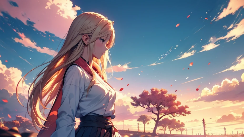 far awayにヘッドホンを着けた女性, Anime Style 4 k, anime wallpaper 4k, anime wallpaper 4k, 4k anime wallpaper, anime art wallpaper 4k, anime art wallpaper 4k, Anime Style. 8K, Anime atmosphere, , Ultra HD Anime Wallpaper, Anime Art Wallpaper 8K, Anime Background,landscape、far away、music、noon