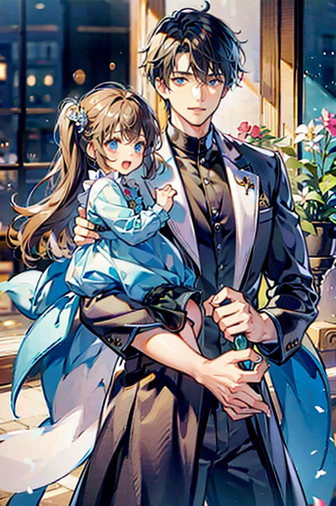 (husband and wife), children, nobility