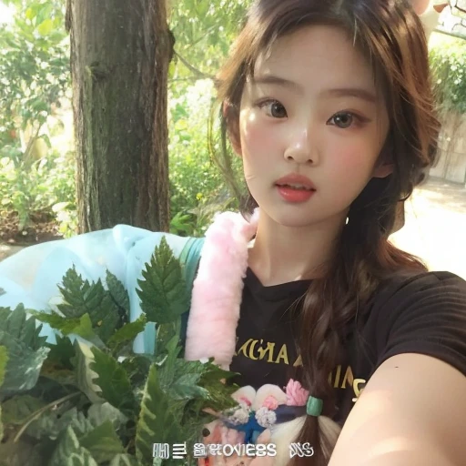 Half liuyifei and half Jennie face mixed
