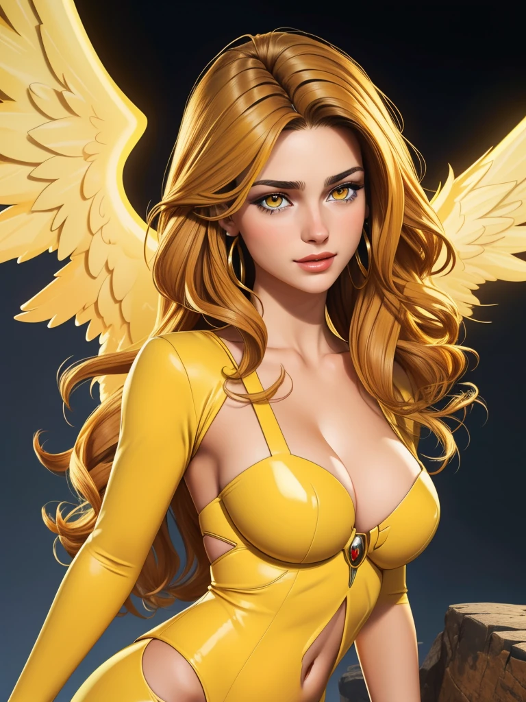 3/4 portrait,fantasy modelshoot, extremely detailed and realistic (brightly colored digital comic art with stroked outlines),
beautiful woman huge breasts, asymmetrical breasts, linea alba, angel girl, halo, angel wings, (__derrian/traits/hair/hair_length__, __derrian/traits/hair/hairstyle__, __derrian/traits/hair/hair_texture__, __derrian/traits/hair/haircol_mix__:1.2), (yellow eyes:1.2)