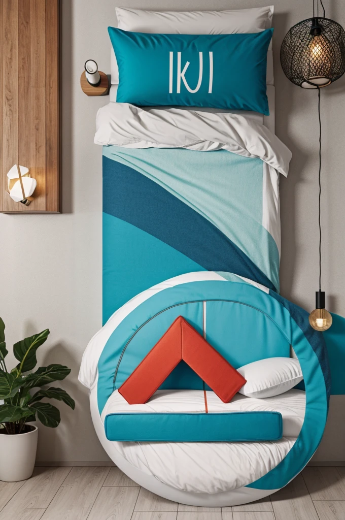 A cover photo that has the letters in the middle; BED