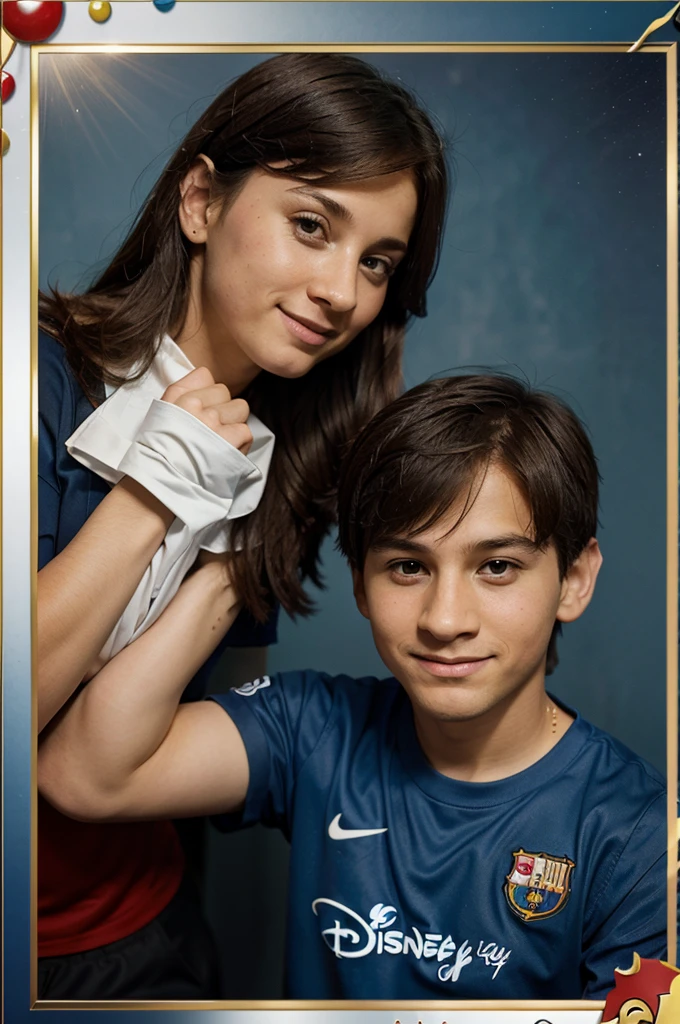 Disney messi birthday poster