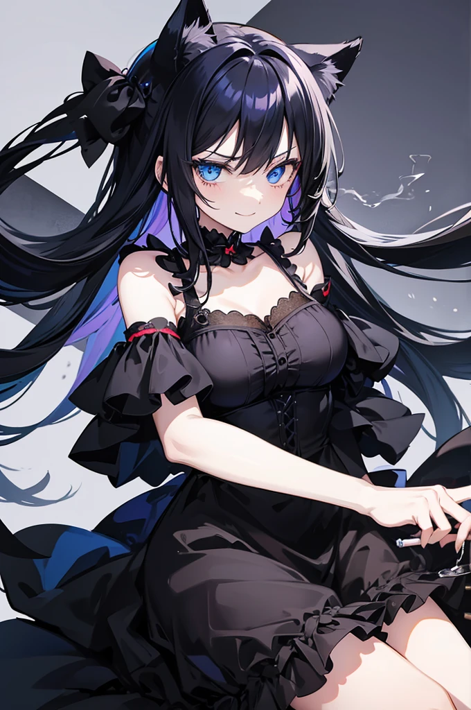 (Highest quality). (Very detailed). (One Girl), Displaying the viewer. (Detailed Background). Beautiful and detailed. Delicate and beautiful face. (High saturation), Big Breastsな, Saggy breasts, Sexy black lingerie, whole body, Long legs, Big Breasts,