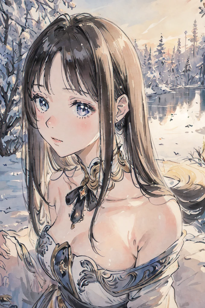 masterpiece, Highest quality, Very delicate and beautiful16歳の少女,Very delicate and beautiful, The best work that won the Grand Prix in the world, Super detailed, Very detailed, Highest quality, Beautiful, smooth, long hair, High resolution, Very detailed,The cutest girl in the world, Highest quality, View your viewers, material, canvas, High definition digital illustration,Realistic