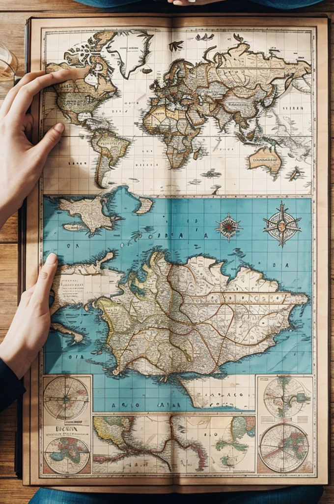person with a map 