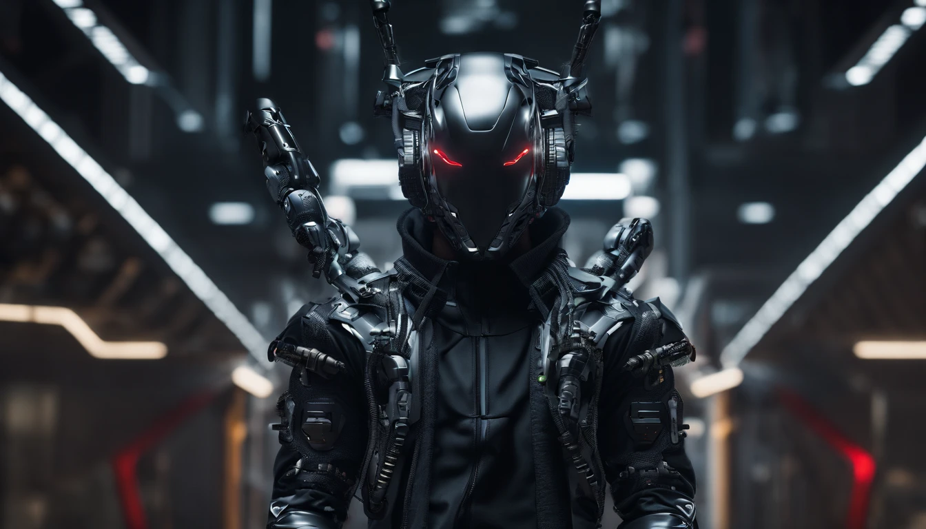 afro man, afro hair, Dark fantasy, cyberpunk, Mechanical Marvel, Robotic Presence, Cyber ​​Guardian, wearing a weathered mechanical suit, intricate, (rusty steel metal), elegant, Bright Focus, shot by Greg Rutkowski, soft lighting, vibrant colors , masterpiece, street, cowboy shot, dynamic pose.