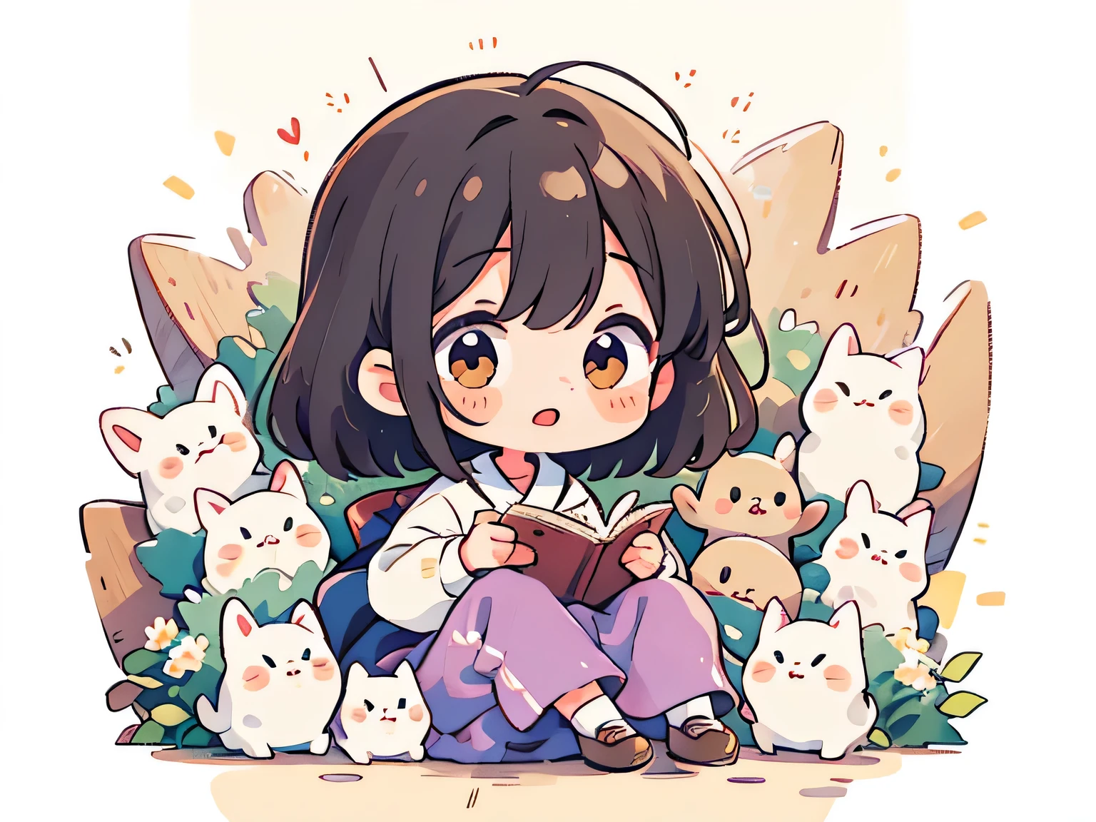 Mai Yoneyama style, Masterpiece, best quality, 8K, The most beautiful girl of all time, chibi