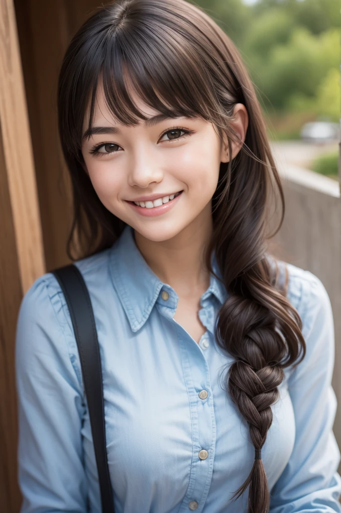 girl smiling