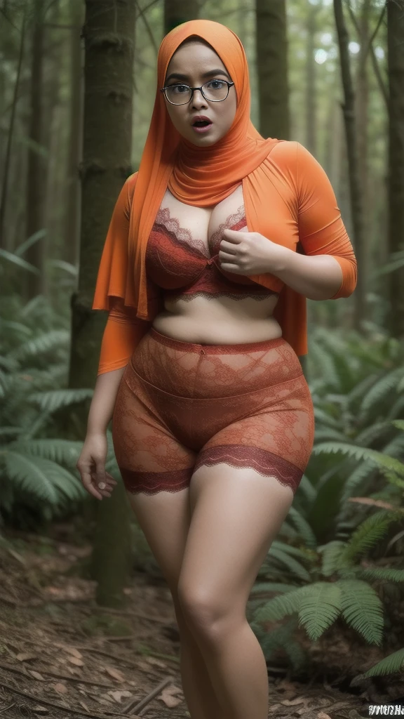 (Anger), (Anger), (Anger), (Anger), "FAT", "Oki Setiana Dewi", "Spectacles", ("Hijab Naked"), Chubby Wearing Lace Bra & Short Hairy Pussy, "Facial expression in anger", "Orange", "Orange Lips", "Bokeh" My ass is huge Being in the forest, "Very angry facial reaction"