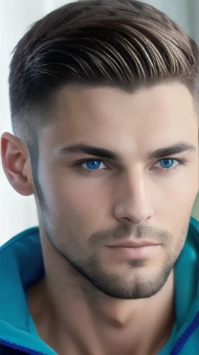 Ukrainian men focus on face.