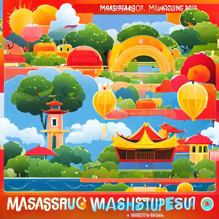 (masterpiece, best quality:1.2),flat design，cute，Kids will love it，bright in colour，Sharp edge