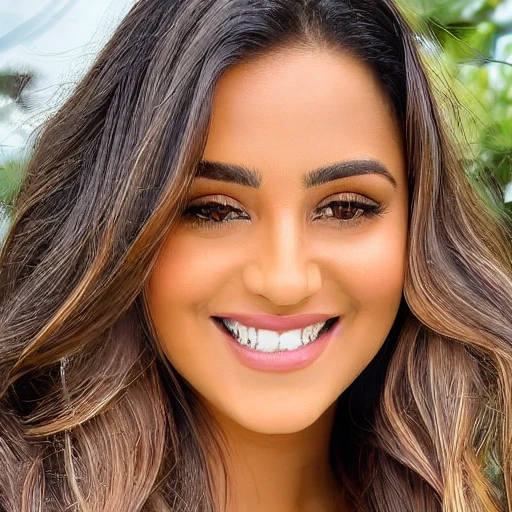 Instagram photo, close-up of the face of a 15-year-old woman in a white brar, long hair, cleavage, (large breasts:1.3), brow skin, (smile:0,4), strong shadows, (high, high details, full sharp:1.2),