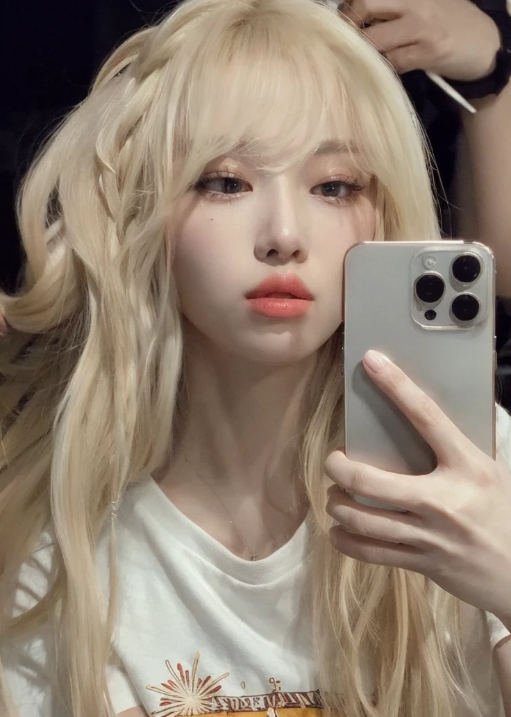 ((Midnight, Best quality, 8k, Masterpiece :1.3)), Whole body, Long legs, Sharp focus :1.2, A pretty woman with perfect figure :1.4, Slender abs :1.1, ((Dark brown hair, Big breasts :1.2)), (White tight tshirt, Jean bib, Standing:1.2), ((Night city view, Rooftop:1.3)), Highly detailed face and skin texture, Detailed eyes, Double eyelid, sunset, darken, backlit, off shoulder